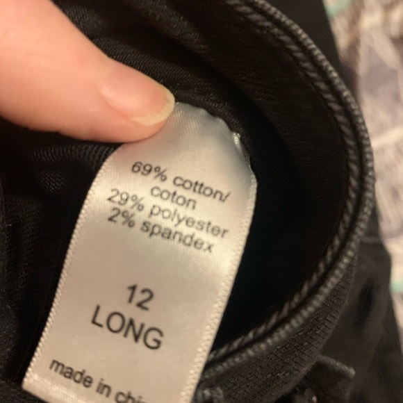 Maurice’s Everflex High-Rise Black Jeans, 12 long - Picture 4 of 6